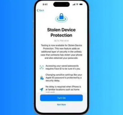 扶余苹果授权维修店分享被盗设备保护功能开启方法 