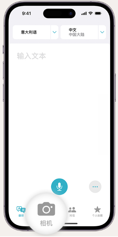 扶余苹果14维修店分享iPhone14通过摄像头取景实时翻译文本教程 