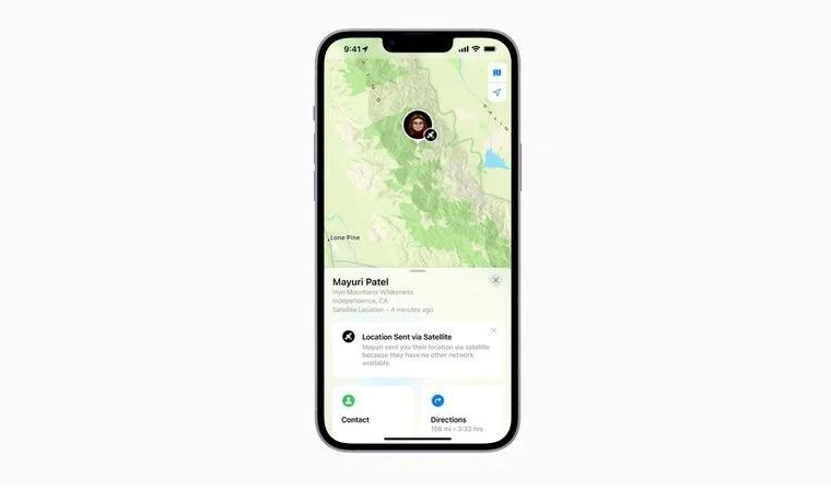 扶余苹果14维修分享iPhone14系列中 FindMy功能通过卫星分享位置方法教程 