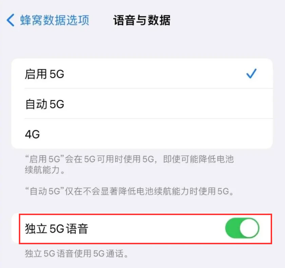 扶余苹果14维修分享iPhone 14 Pro如何开启VoNR 