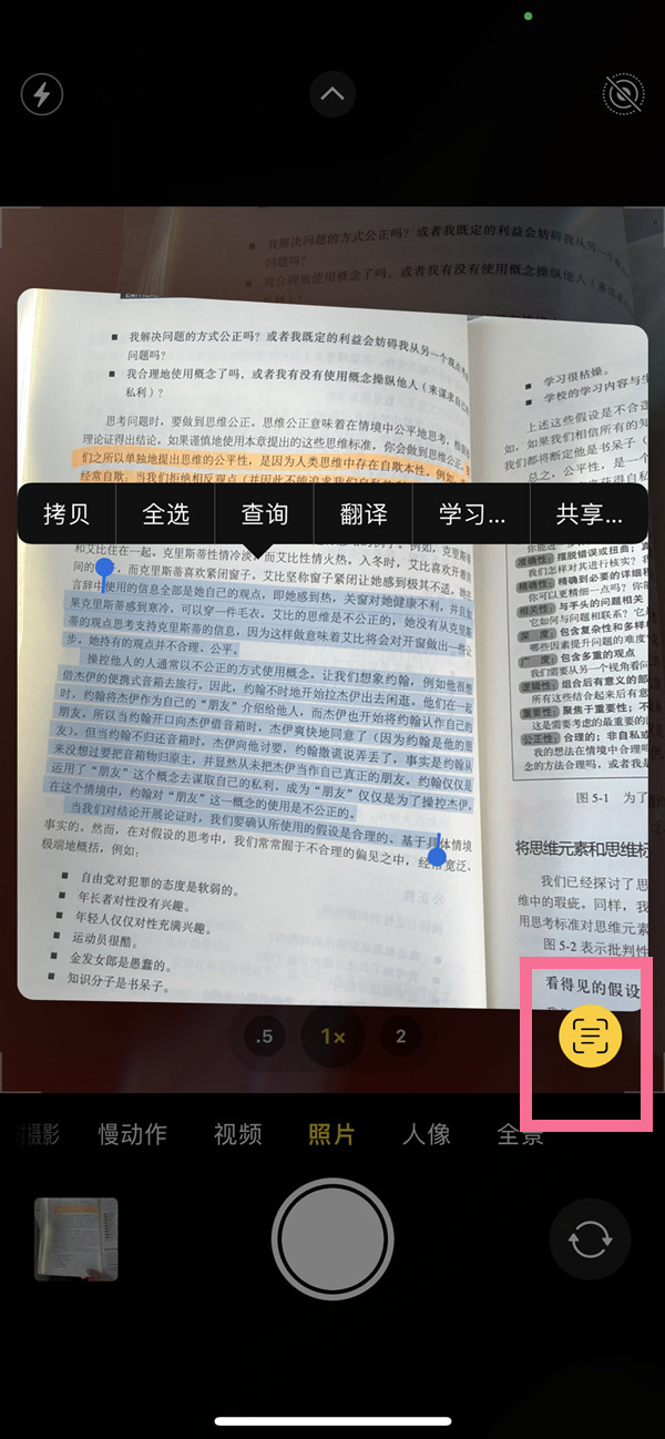 扶余苹果手机维修分享iOS 15照片文字怎么提取 